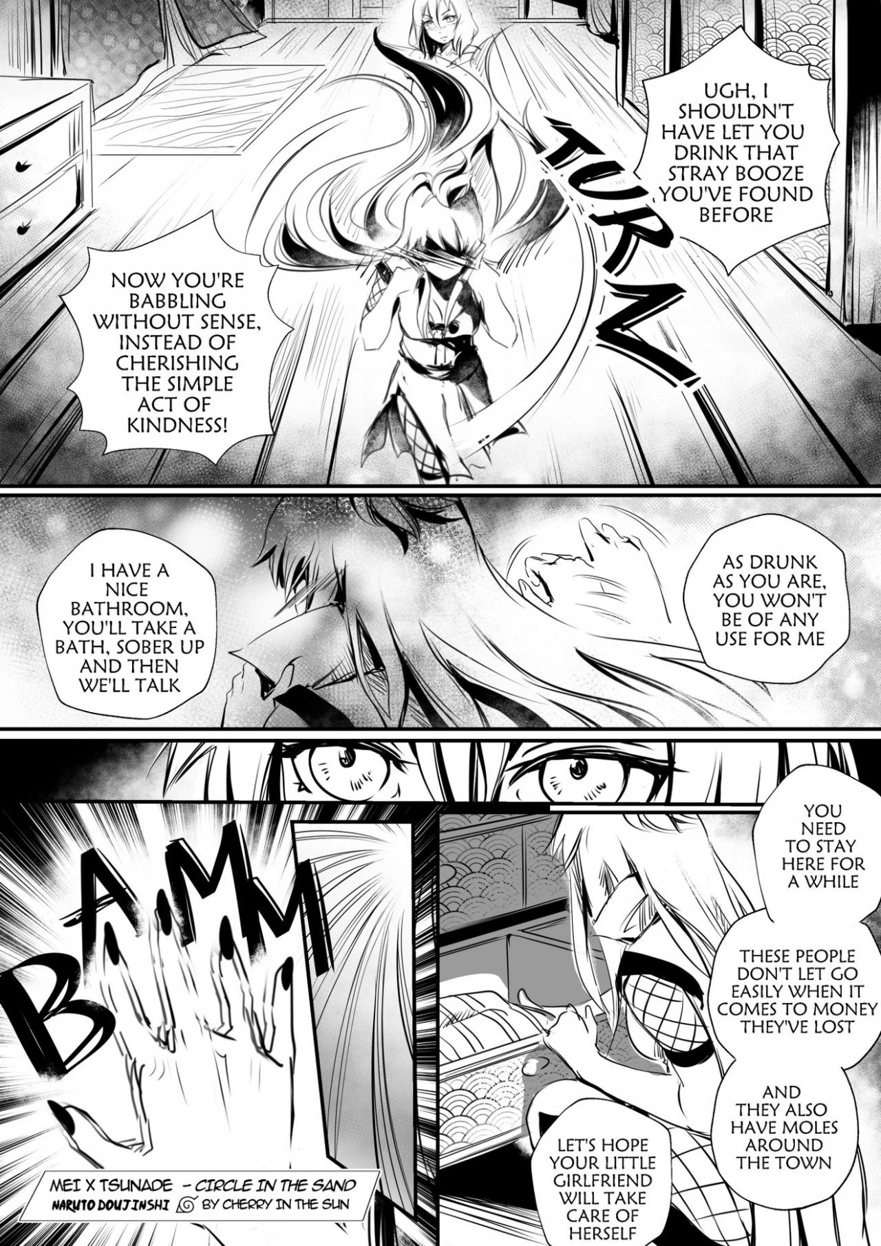 Mei x Tsunade - Circle in the Sand porn comic picture 49