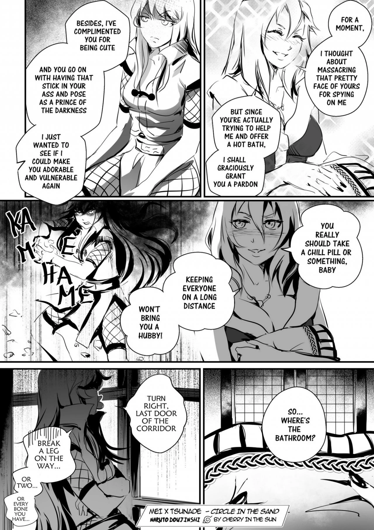 Mei x Tsunade - Circle in the Sand porn comic picture 51
