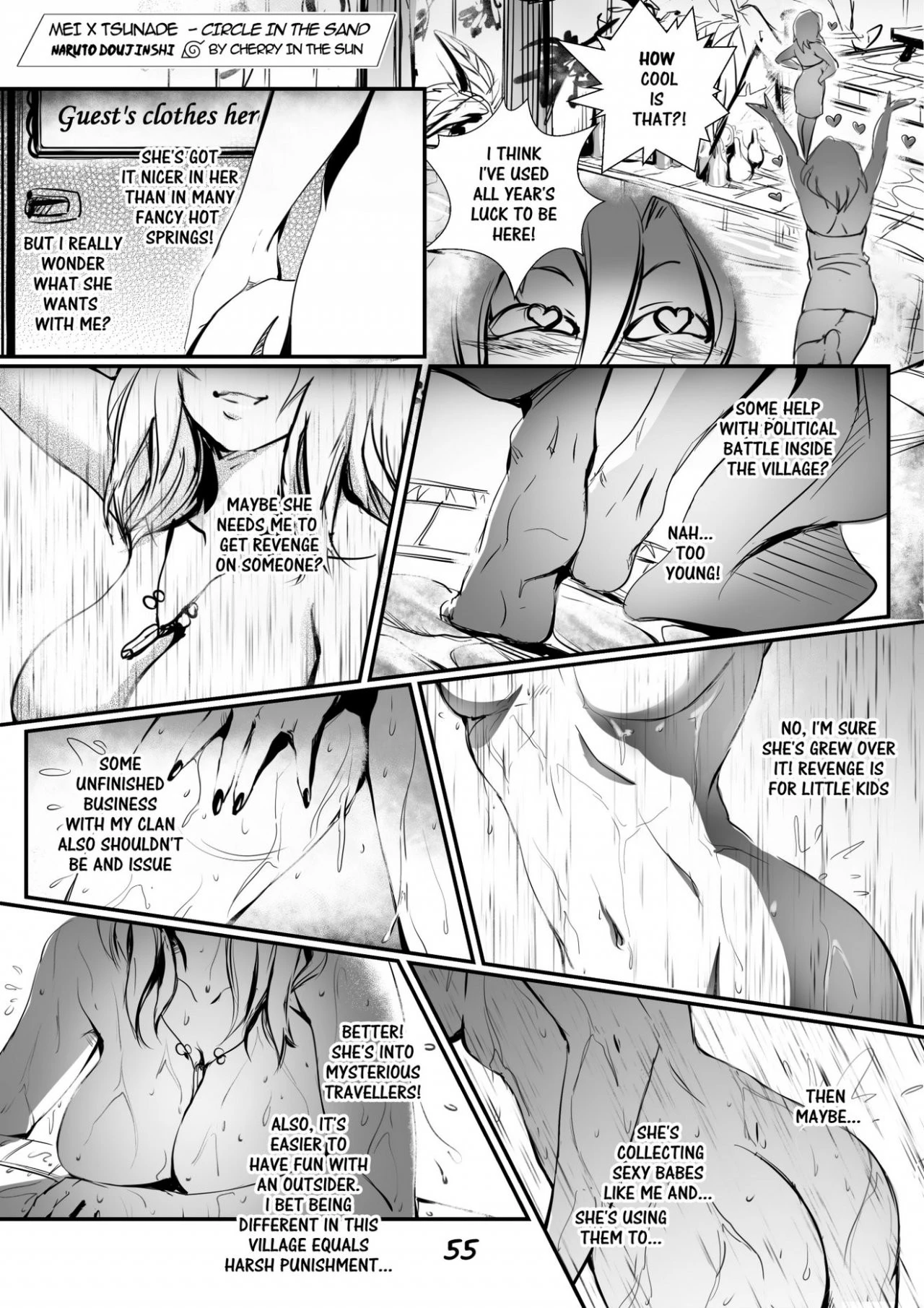 Mei x Tsunade - Circle in the Sand porn comic picture 54