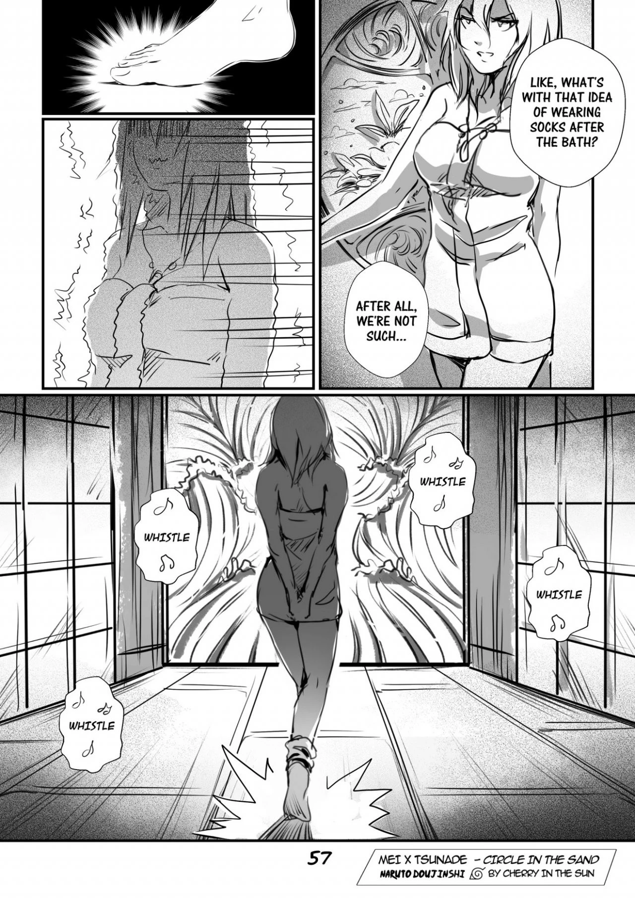 Mei x Tsunade - Circle in the Sand porn comic picture 56