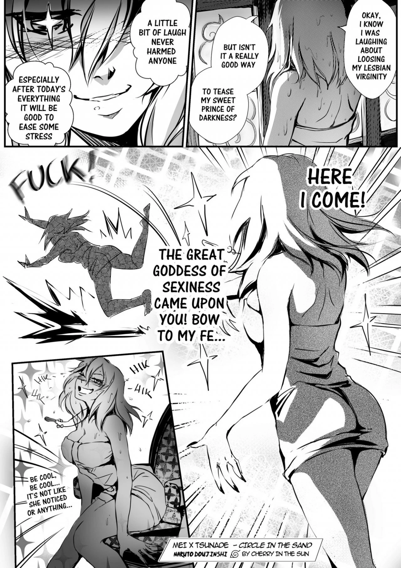 Mei x Tsunade - Circle in the Sand porn comic picture 57