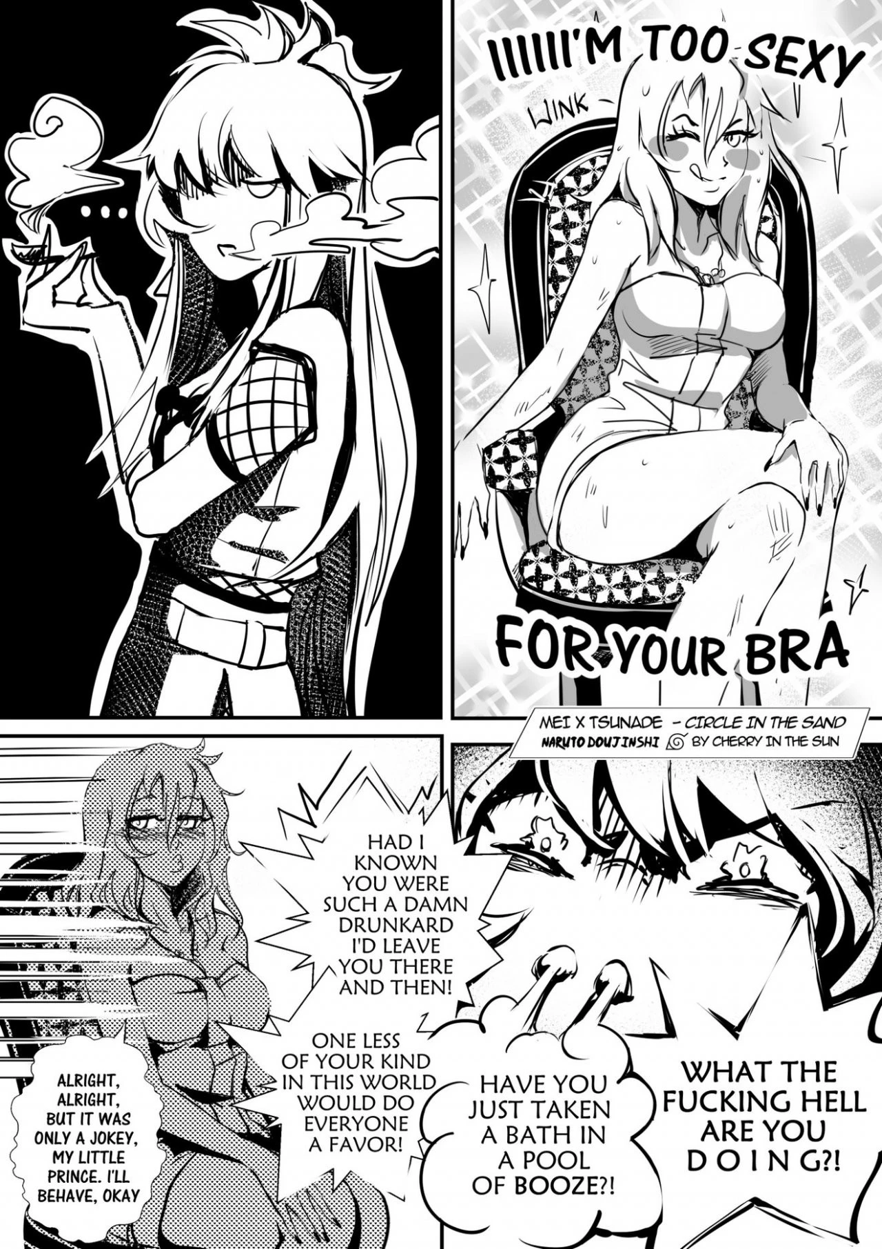 Mei x Tsunade - Circle in the Sand porn comic picture 58