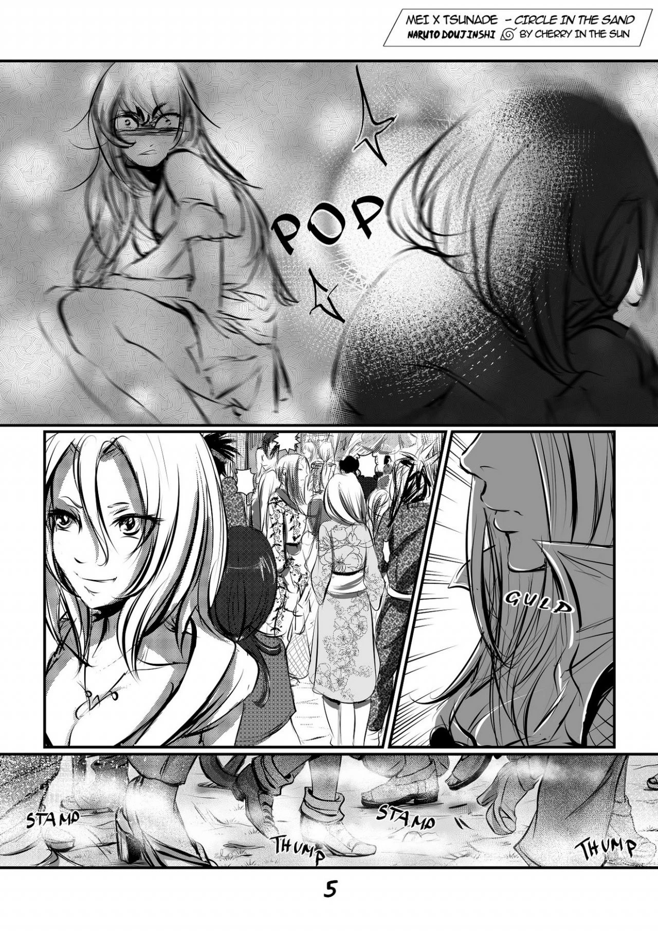 Mei x Tsunade - Circle in the Sand porn comic picture 6