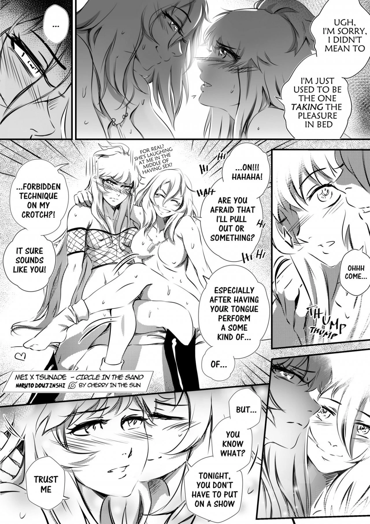 Mei x Tsunade - Circle in the Sand porn comic picture 99
