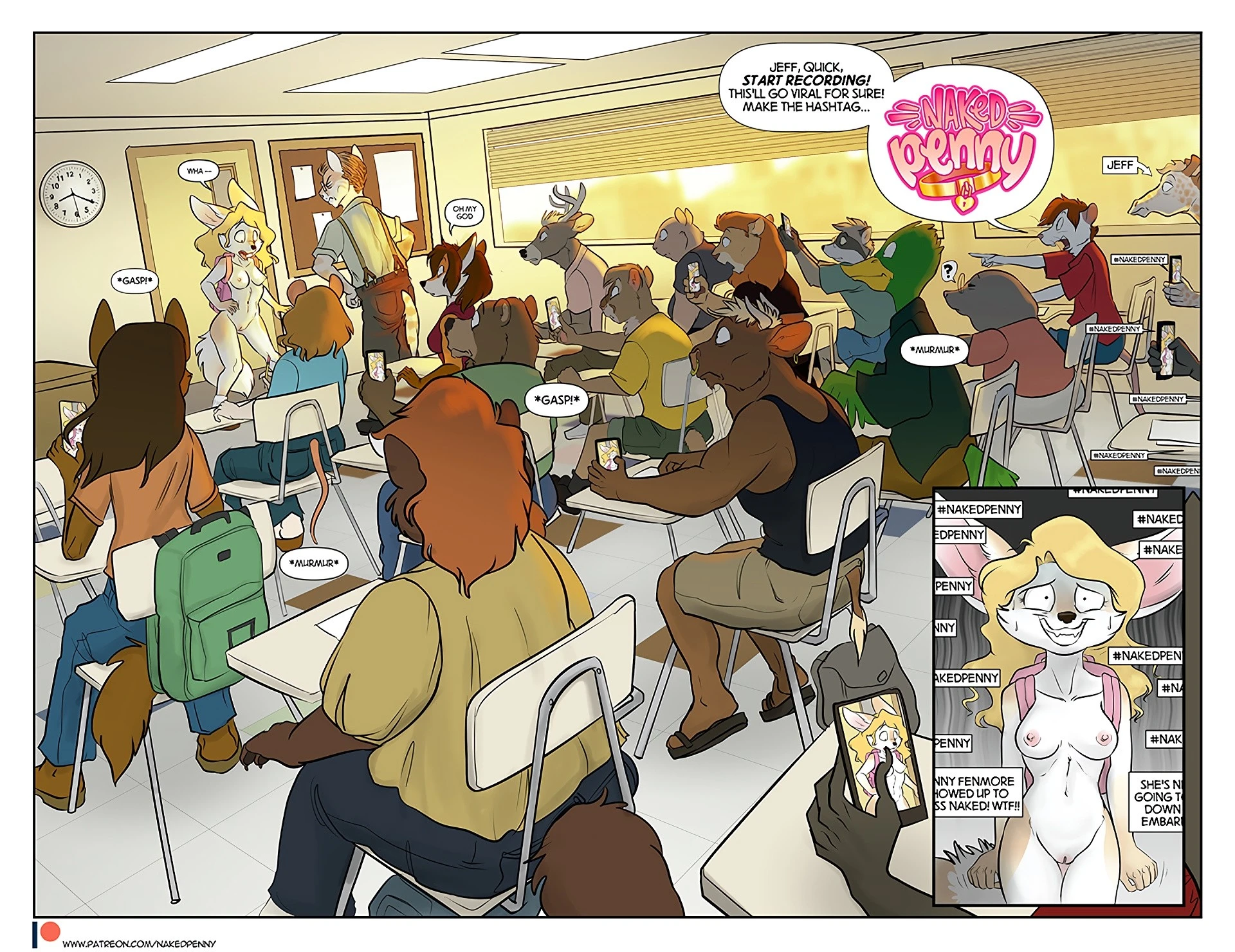 Naked Penny porn comic picture 4
