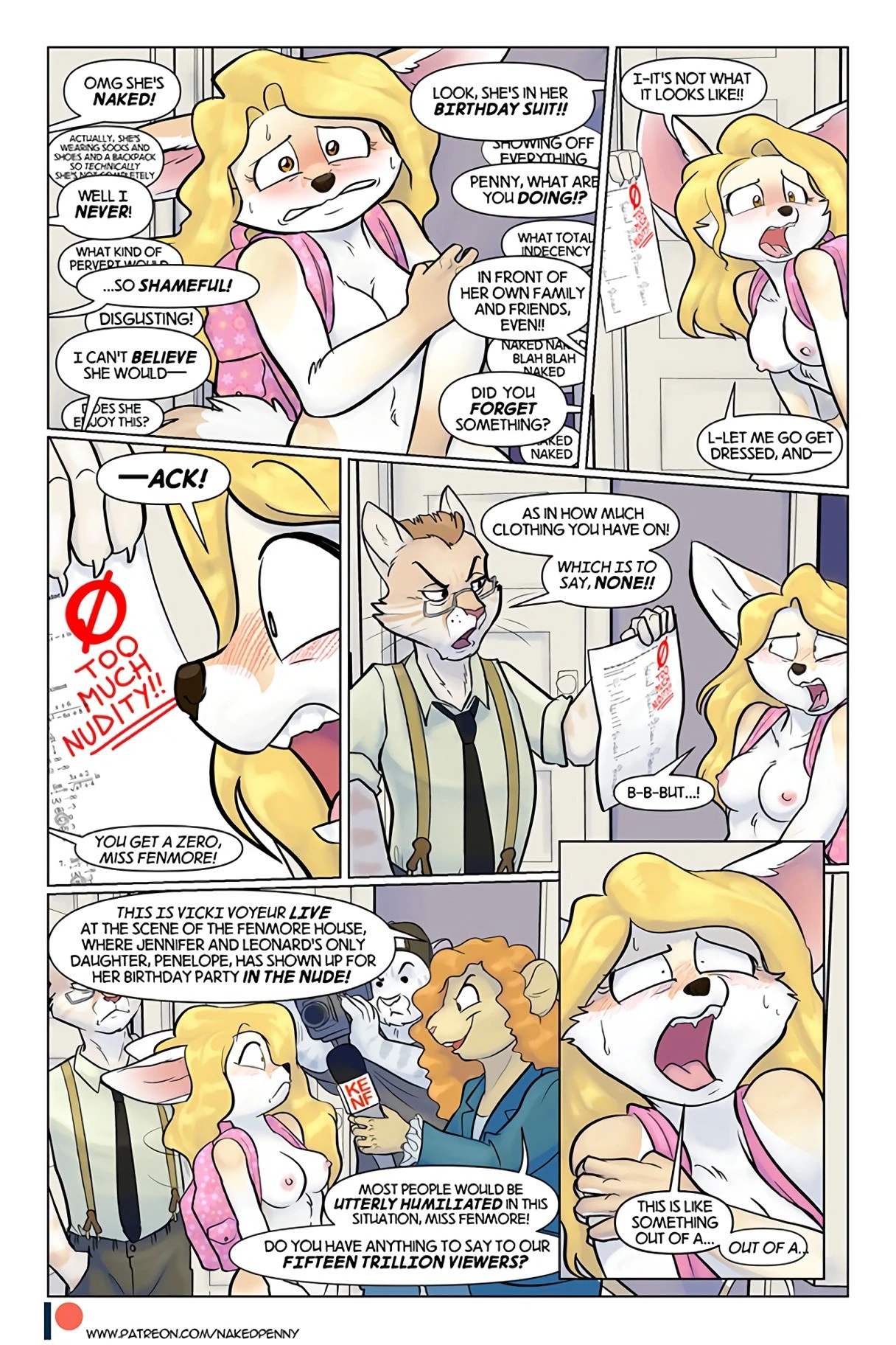 Naked Penny porn comic picture 7