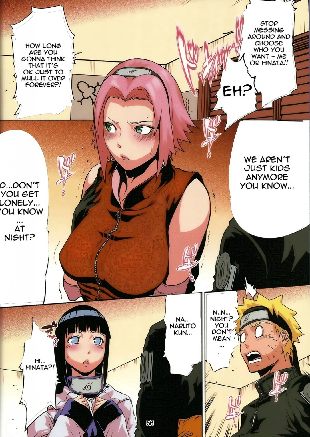 Naruto×Sakura×hinata porn comic picture 3