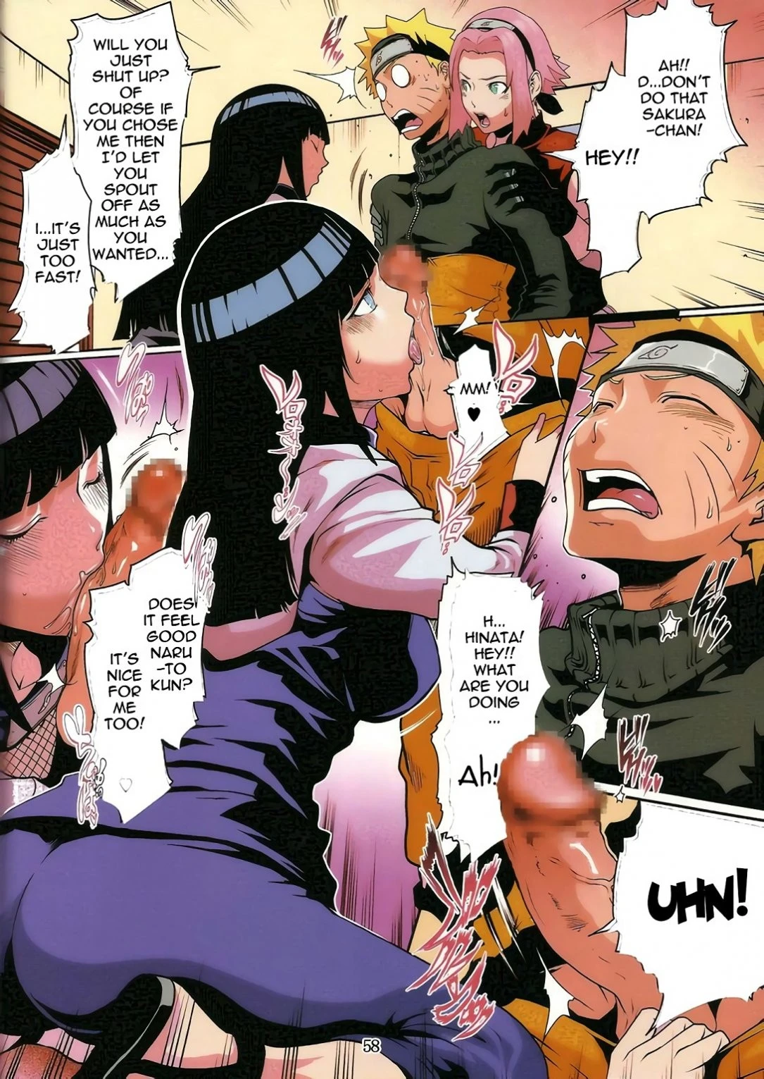 Naruto×Sakura×hinata porn comic picture 5