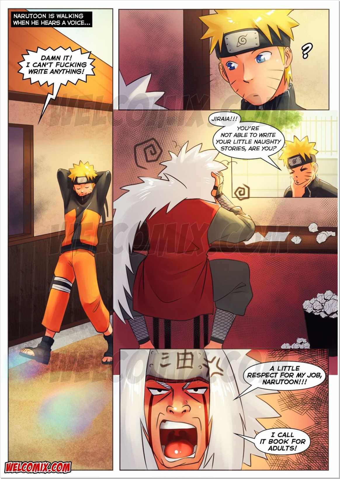 Narutoon 2 - The Erotic Book Writer porn comic picture 2