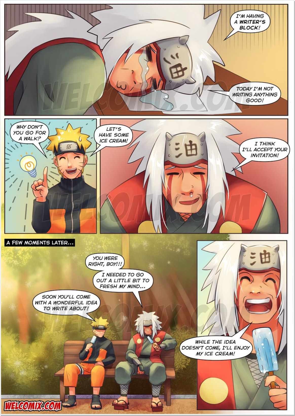 Narutoon 2 - The Erotic Book Writer porn comic picture 3