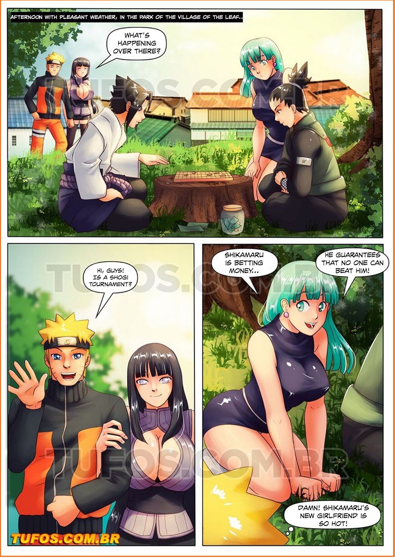 Narutoon 6 - Betting the Girlfriend porn comic picture 2