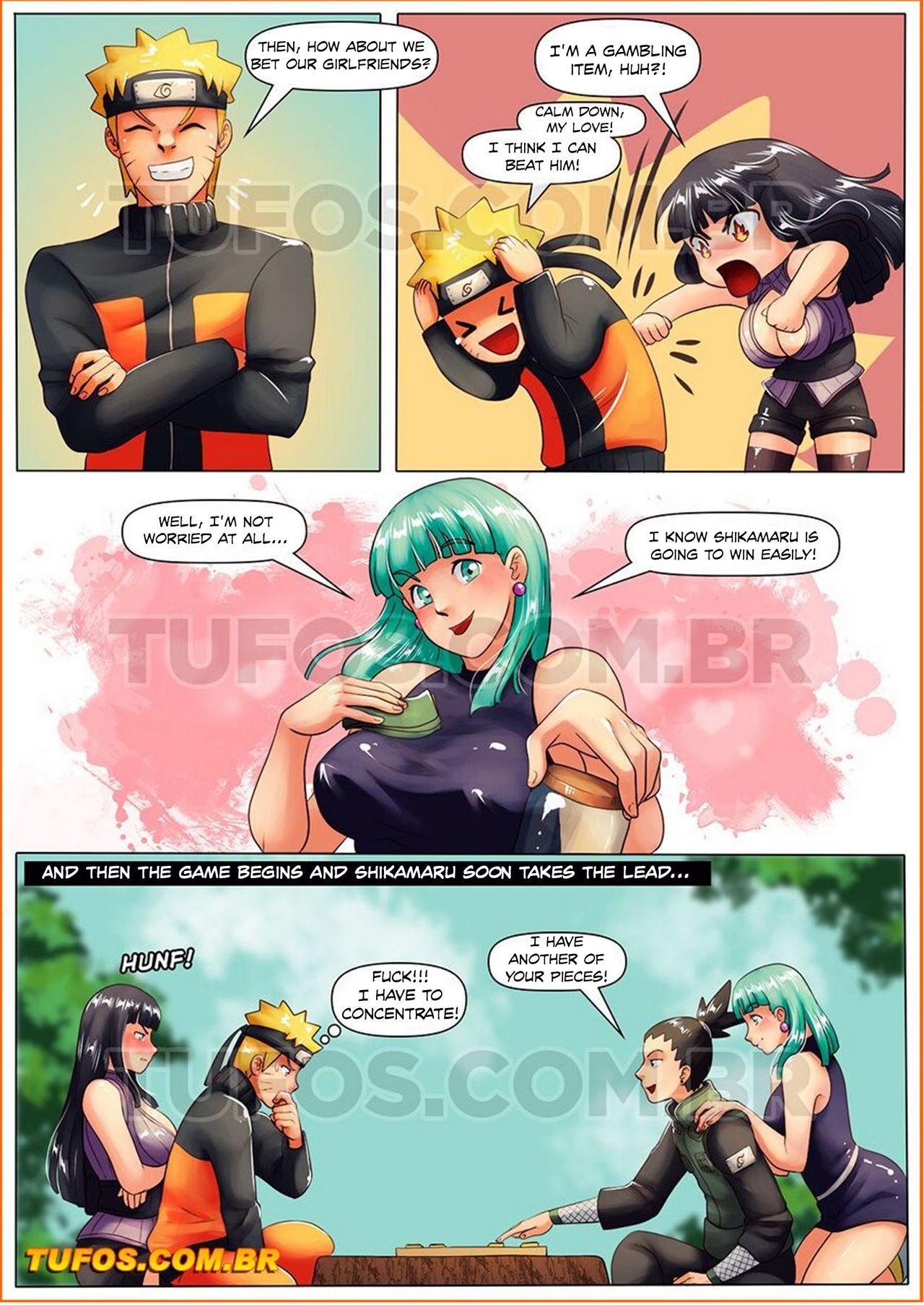 Narutoon 6 - Betting the Girlfriend porn comic picture 4