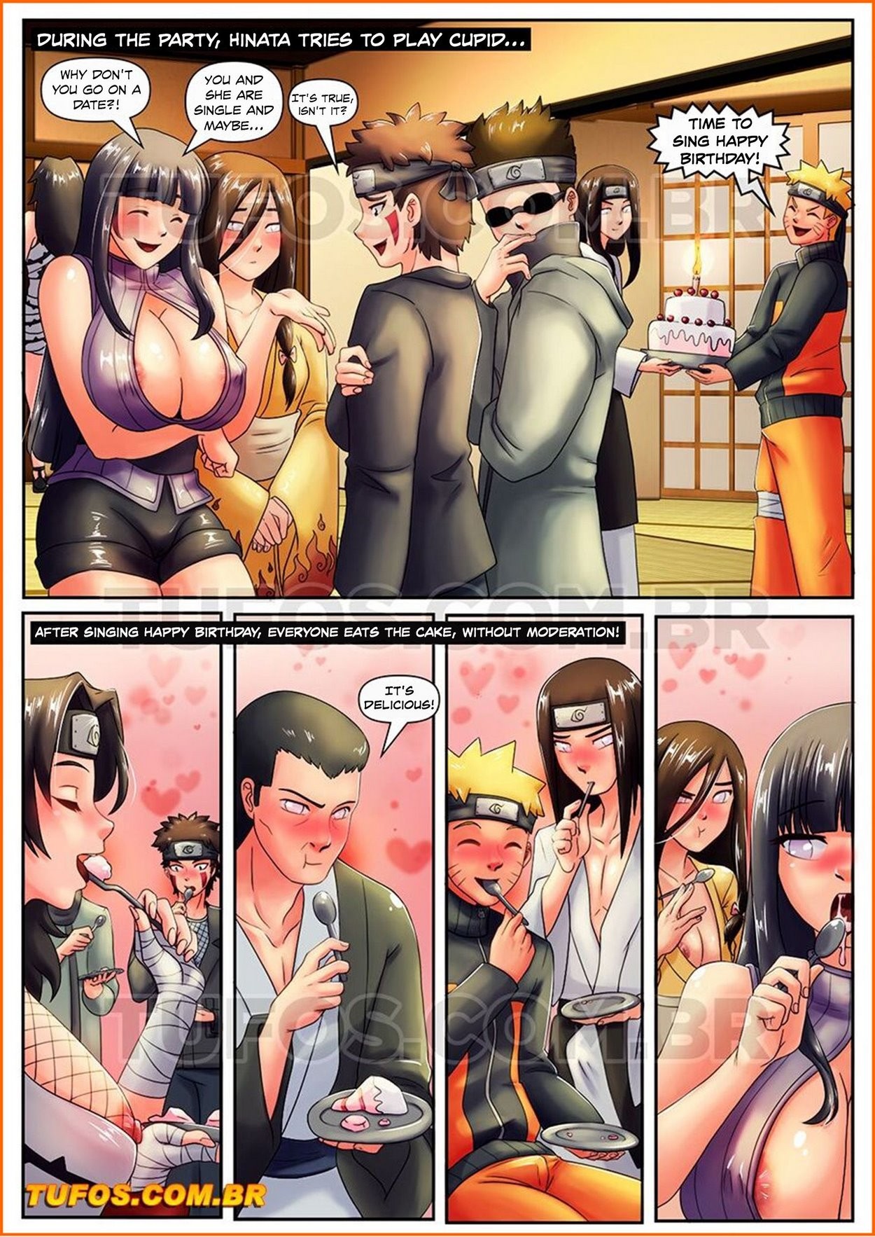 Narutoon 8 - The Cake of Temptation porn comic picture 3