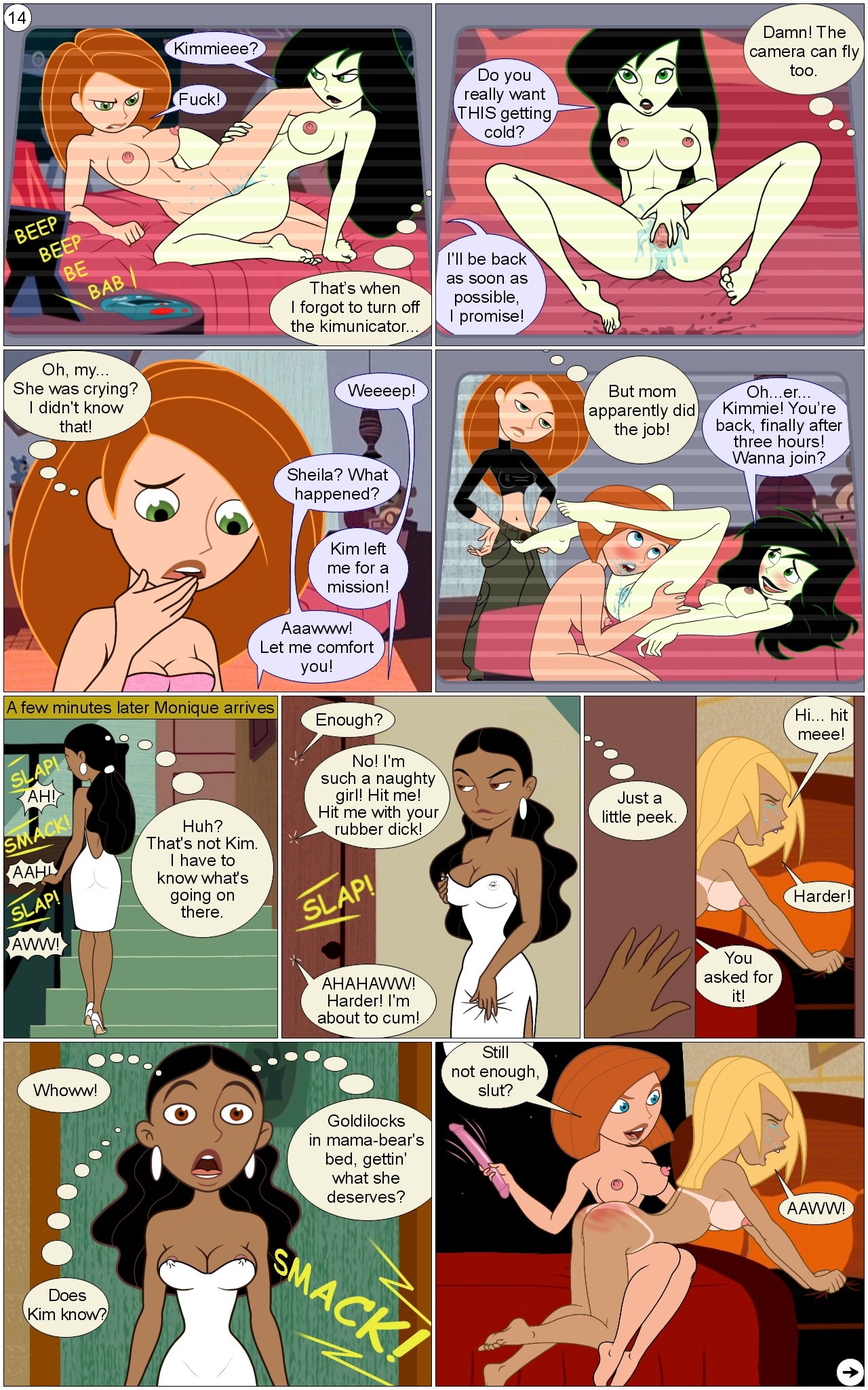 Oh, Betty! Or How to Seduce a Female Secret Agent porn comic picture 15