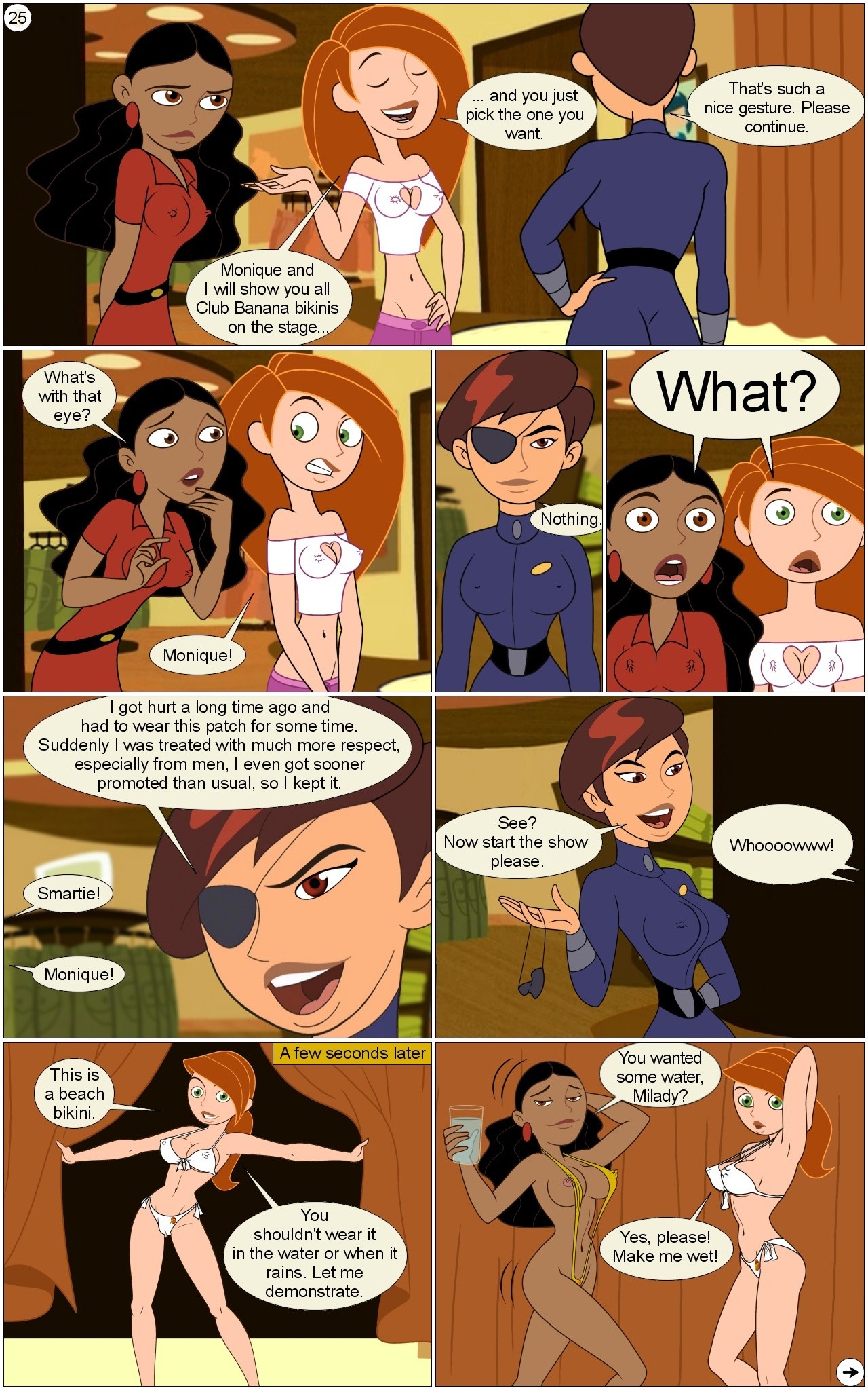 Oh, Betty! Or How to Seduce a Female Secret Agent porn comic picture 26
