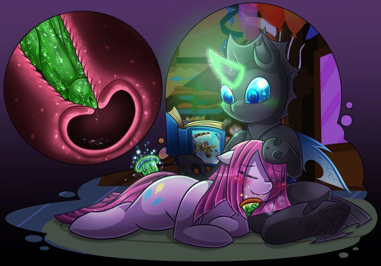 Pinkamena X Changeling porn comic picture 10