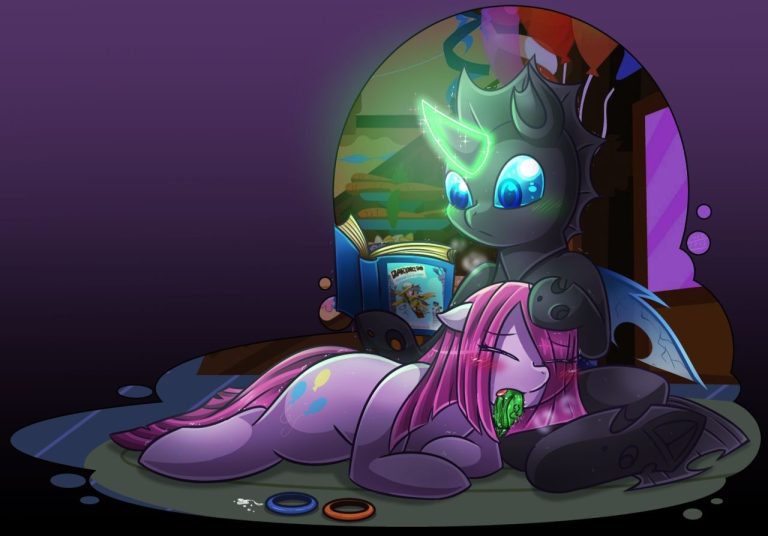 Pinkamena X Changeling porn comic picture 22
