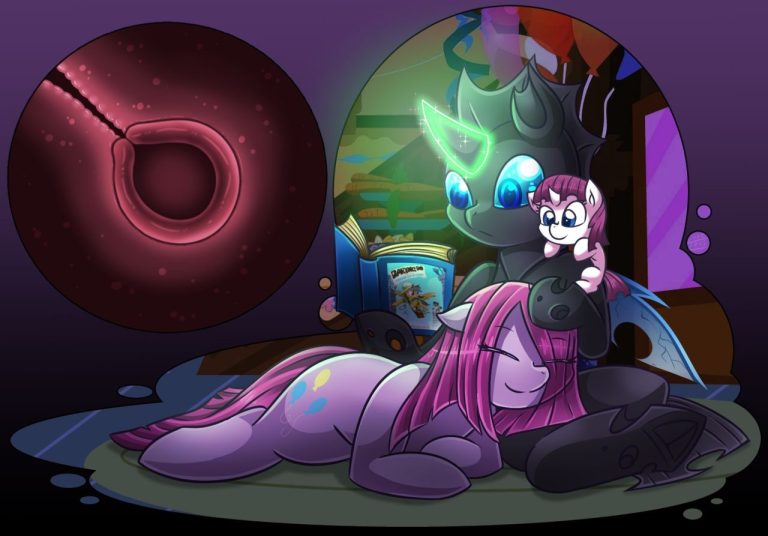 Pinkamena X Changeling porn comic picture 29