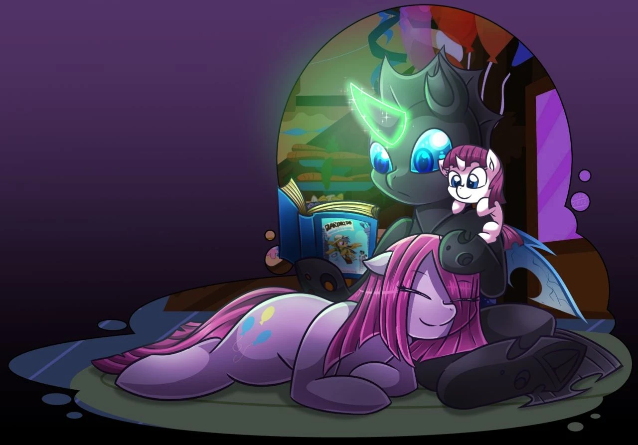 Pinkamena X Changeling porn comic picture 30