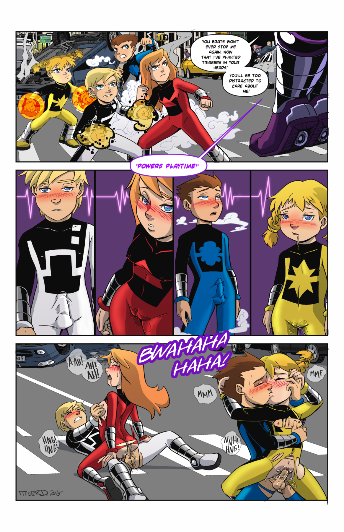 Powers Playtime porn comic picture 1