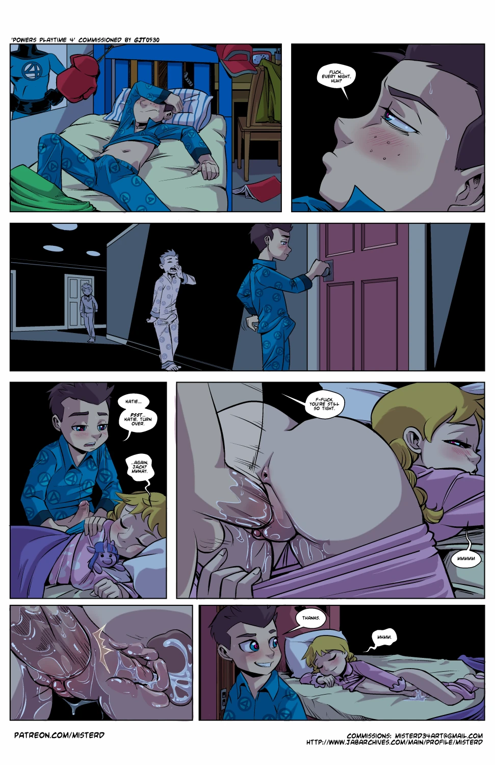 Powers Playtime porn comic picture 4