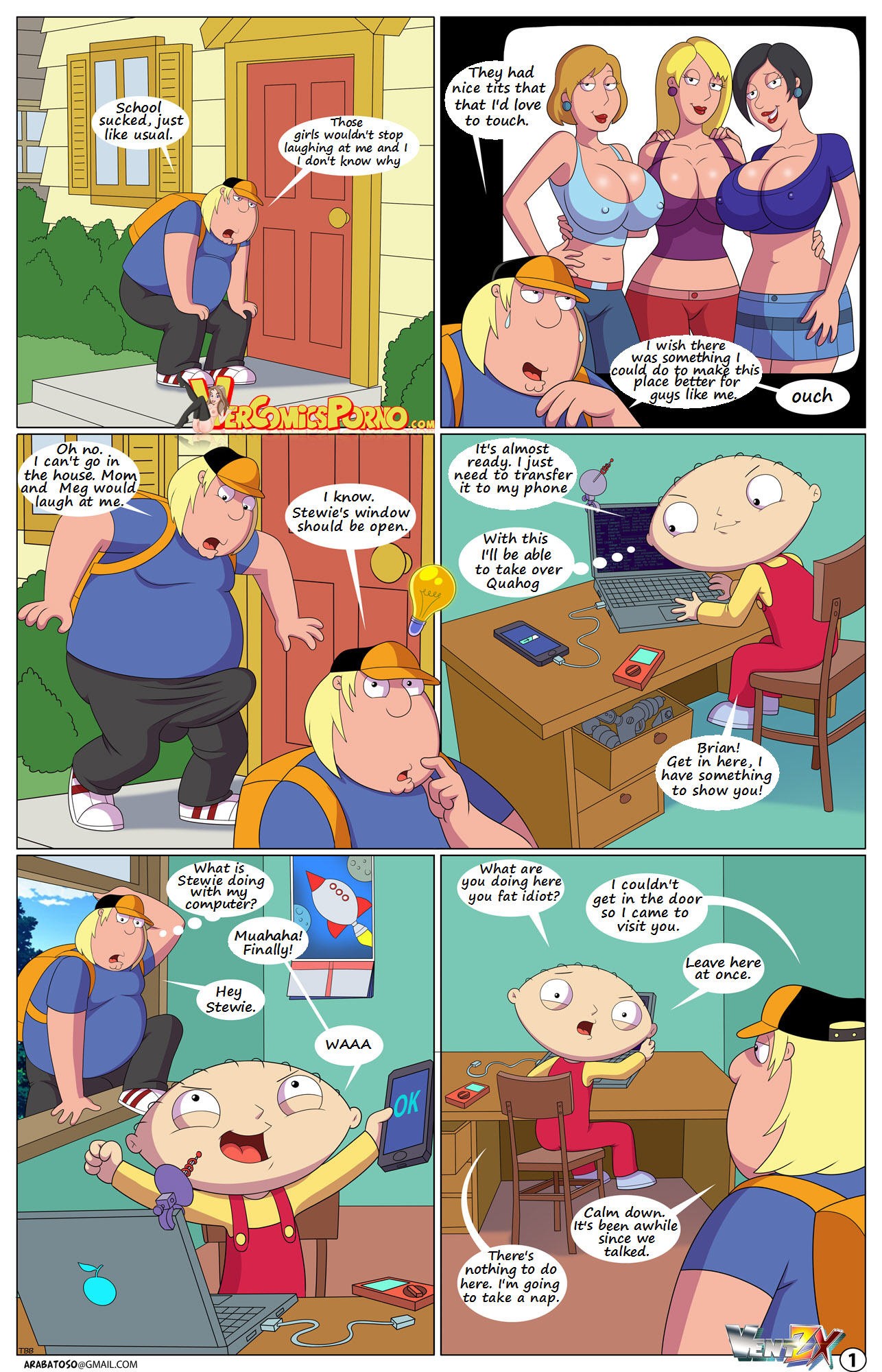 Family guy stewie griffin gay porn comic