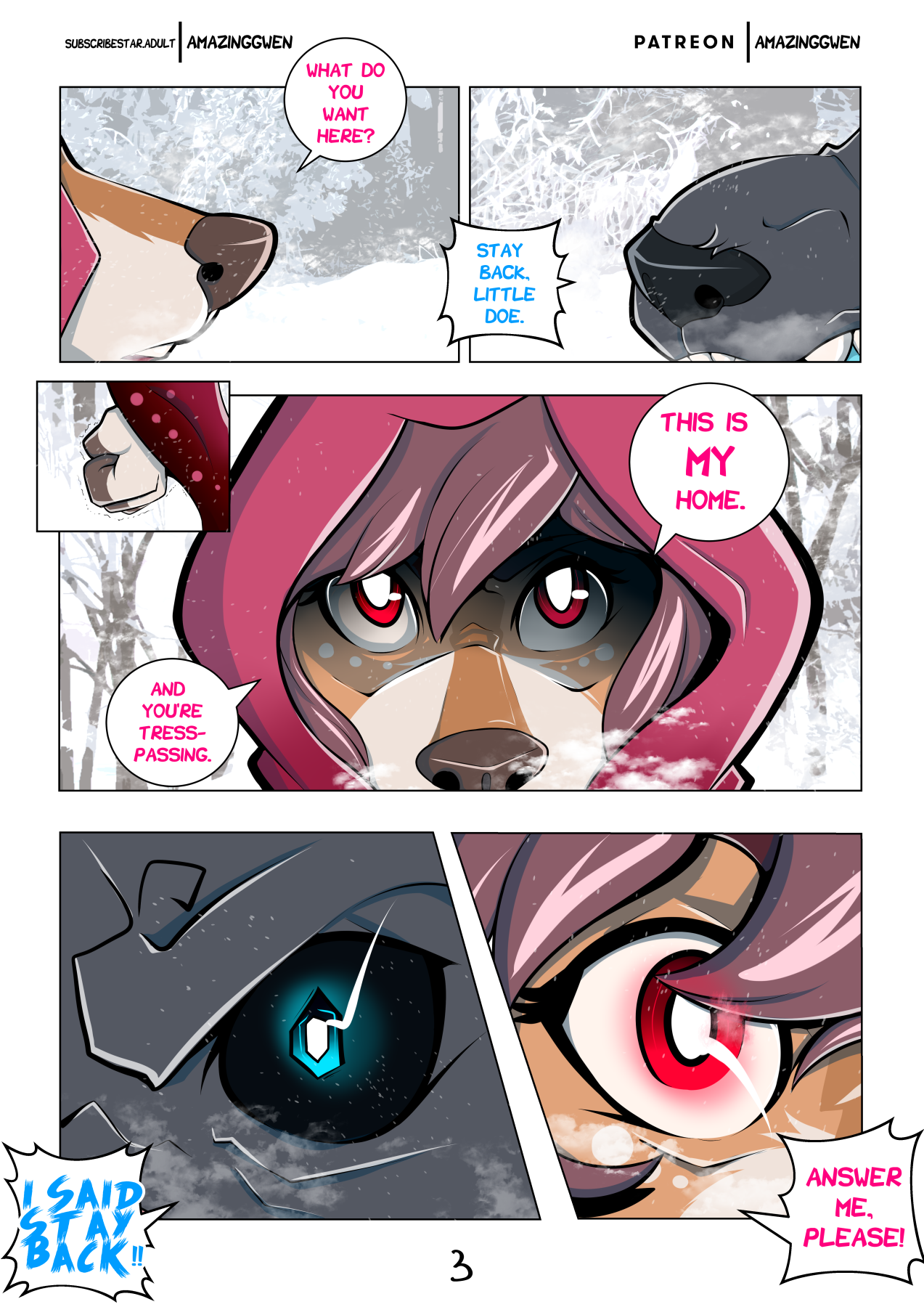 Red Blossom and Winter Snow porn comic picture 4