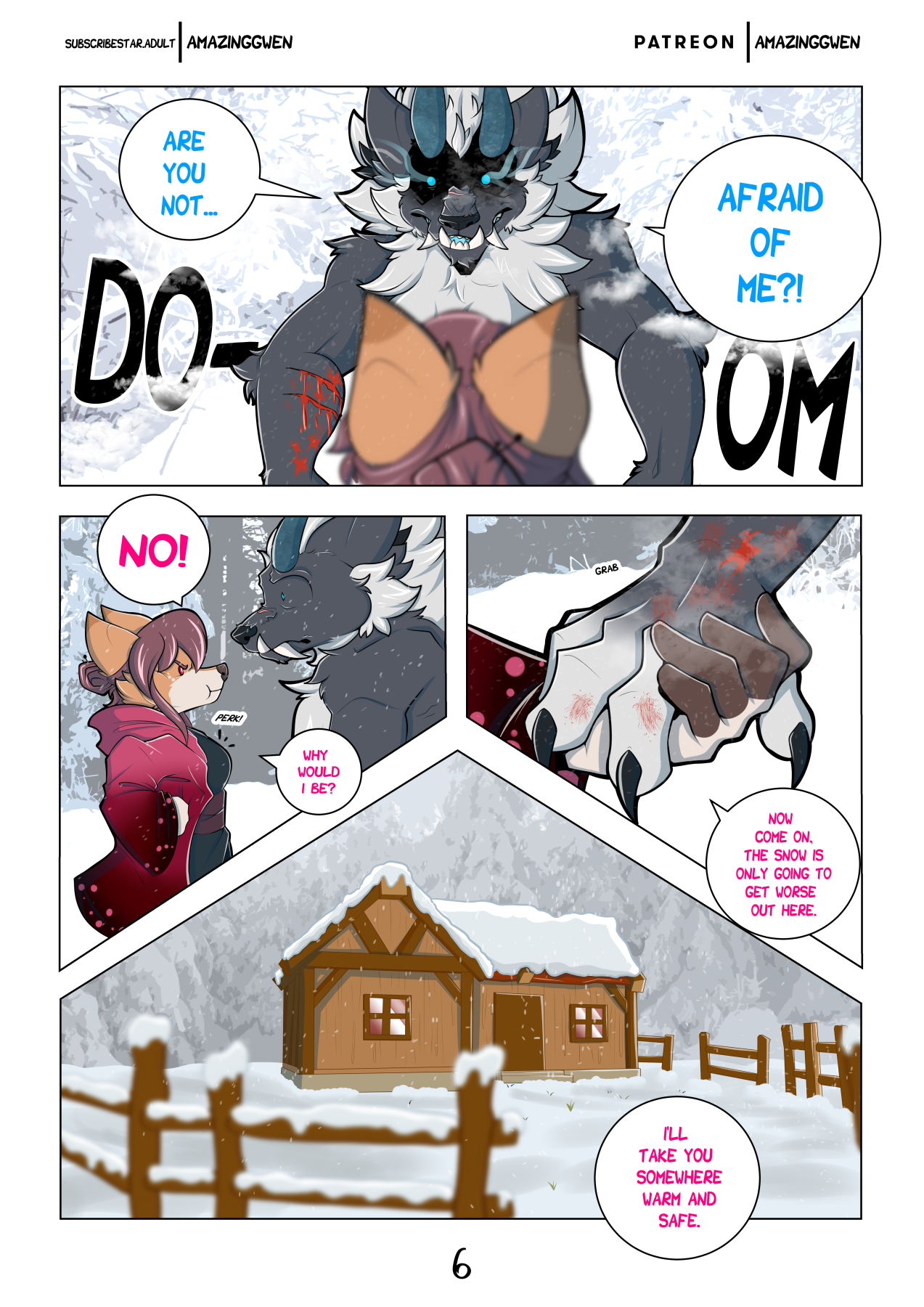 Red Blossom and Winter Snow porn comic picture 7
