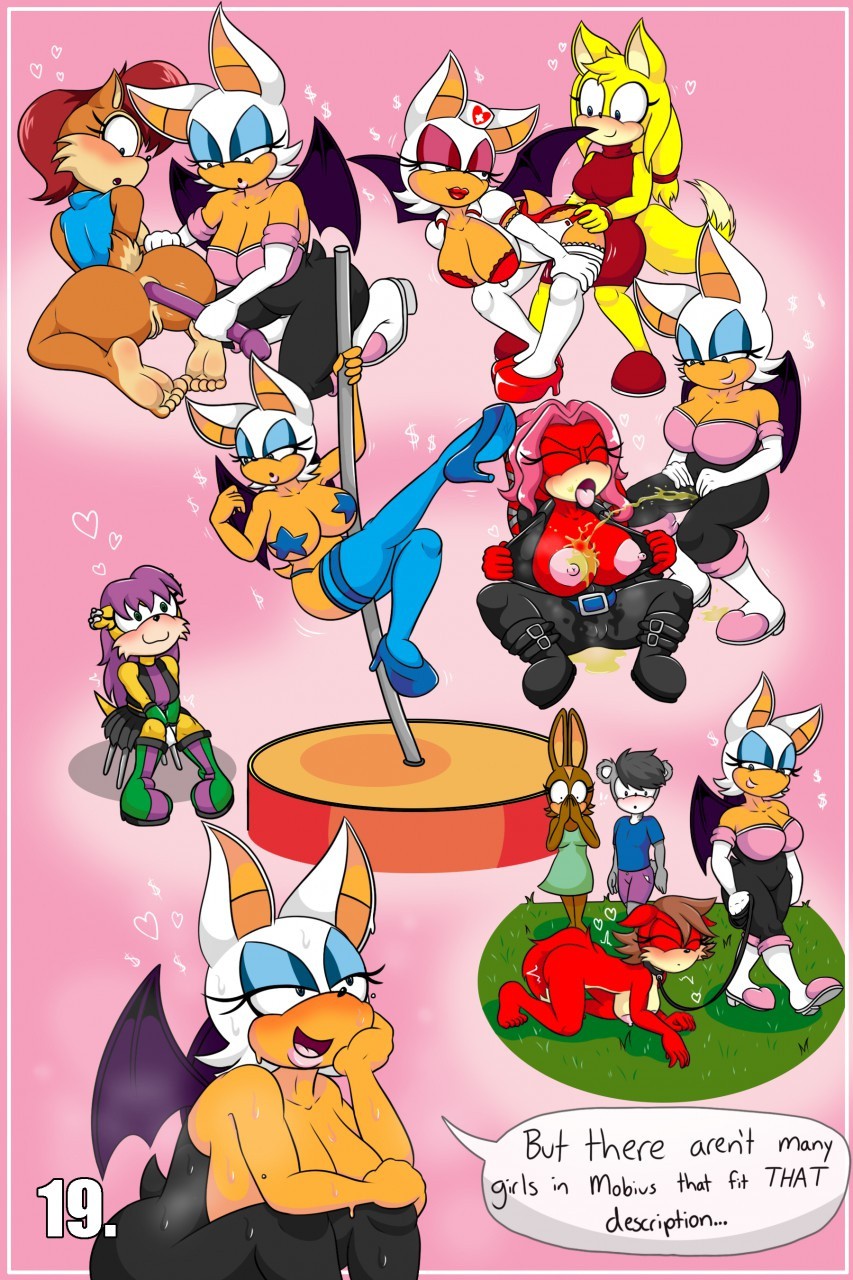 Rouge and Blaze in: House Call porn comic picture 19