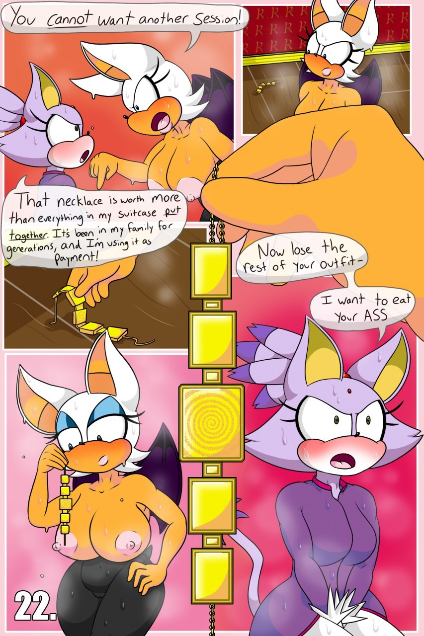 Rouge and Blaze in: House Call porn comic picture 22