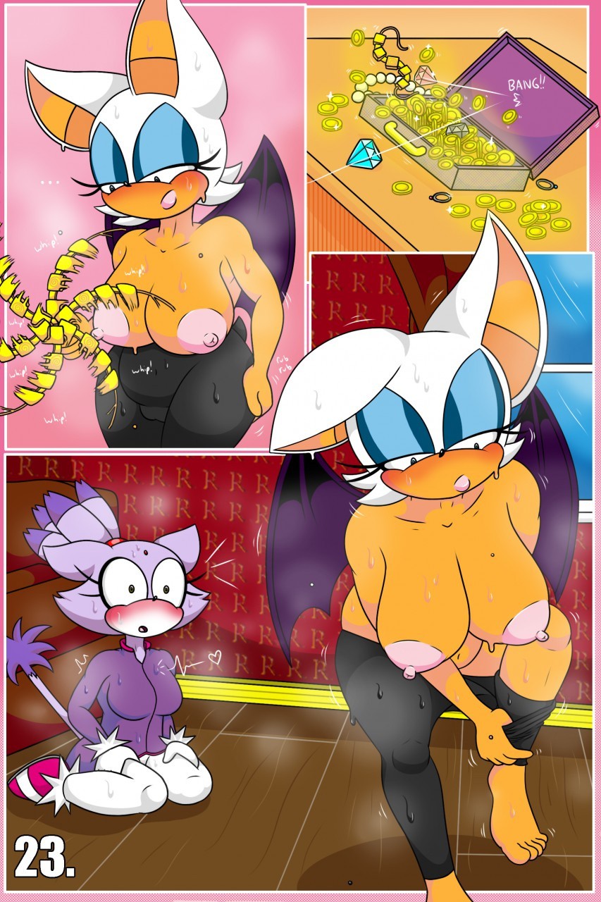 Rouge and Blaze in: House Call porn comic picture 23
