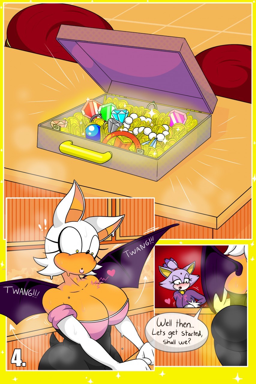 Rouge and Blaze in: House Call porn comic picture 4