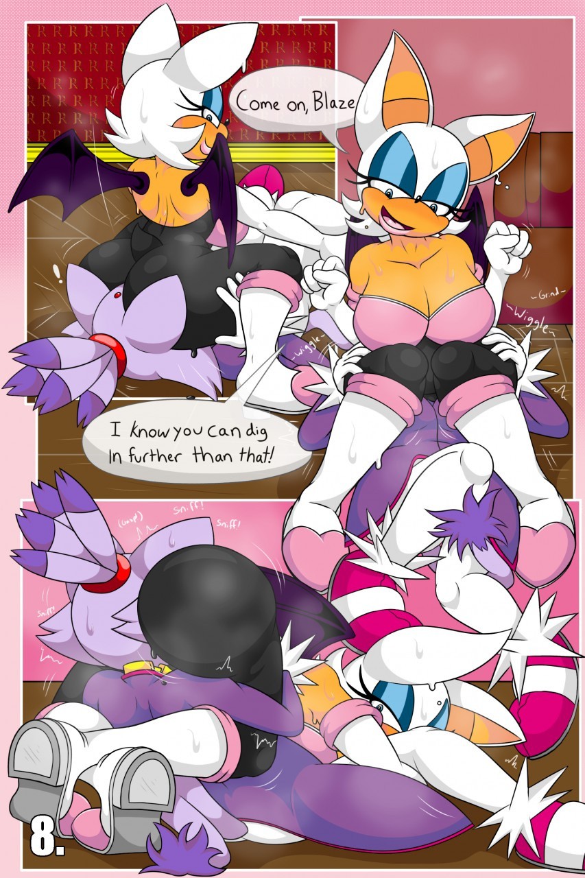 Rouge and Blaze in: House Call porn comic picture 8