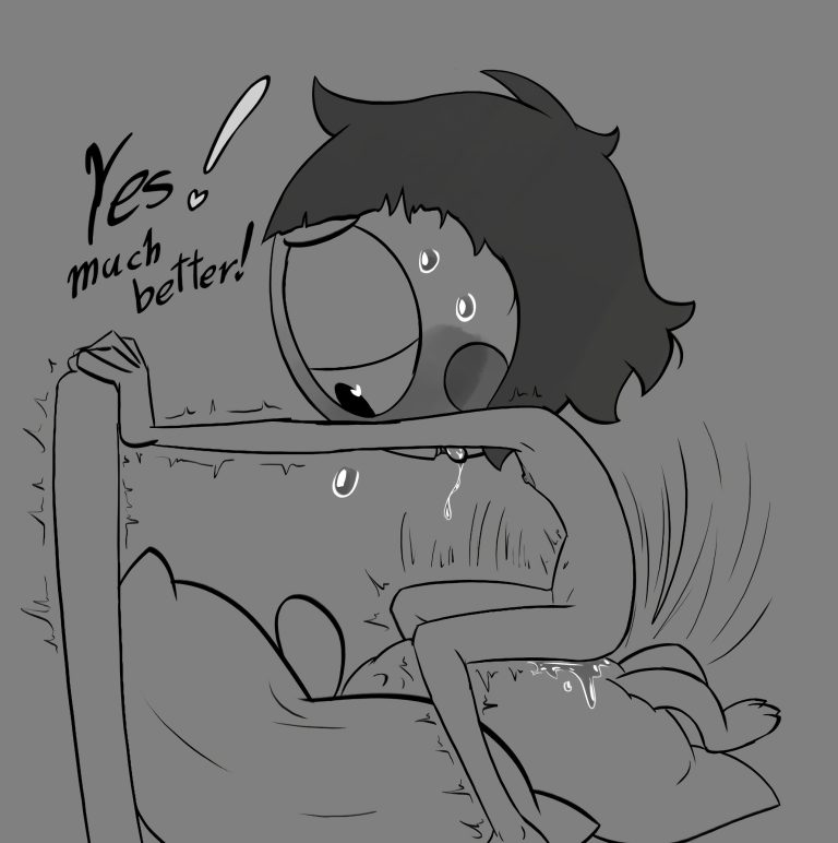 Sarah and Duck Greyscale Set porn comic picture 46