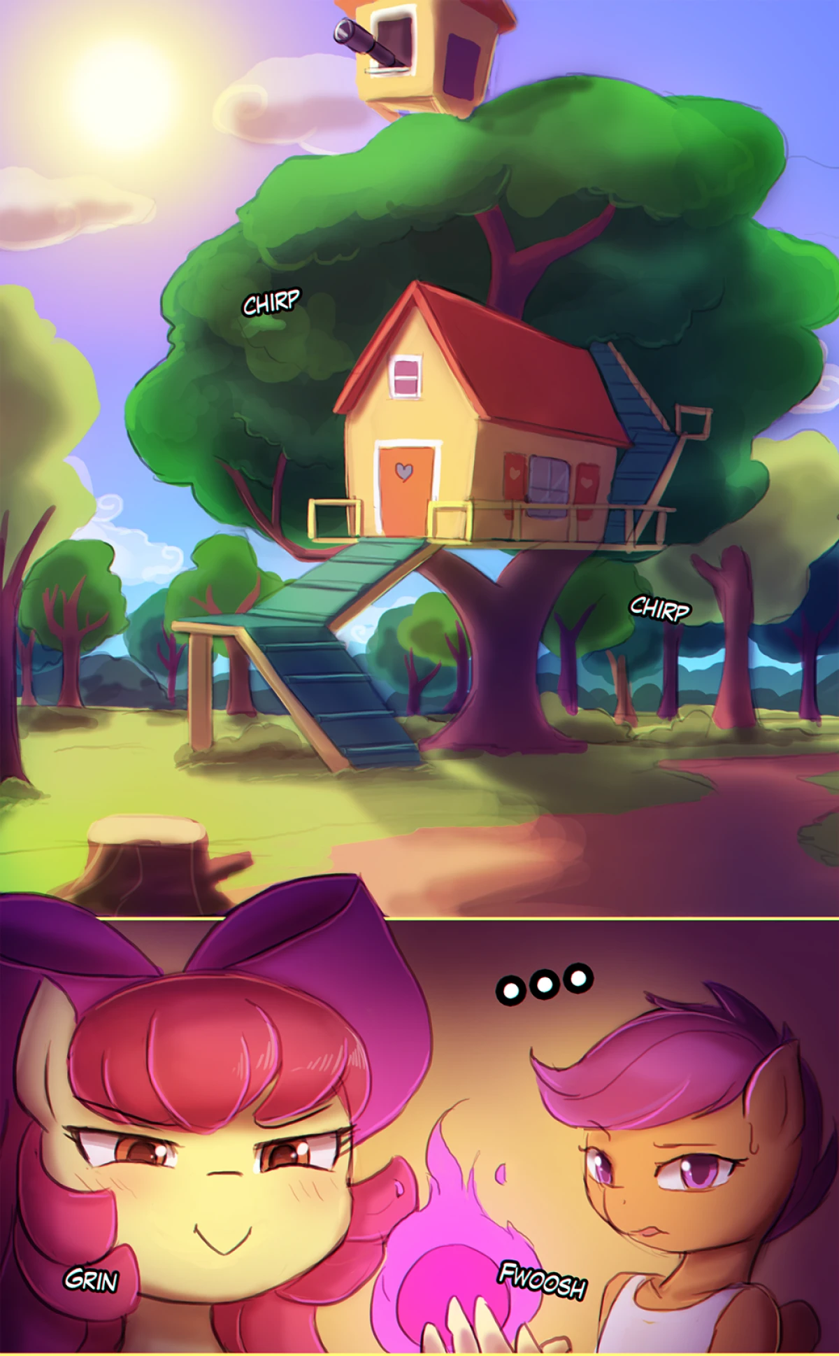 Scootaloo's Growth Spurt porn comic picture 2
