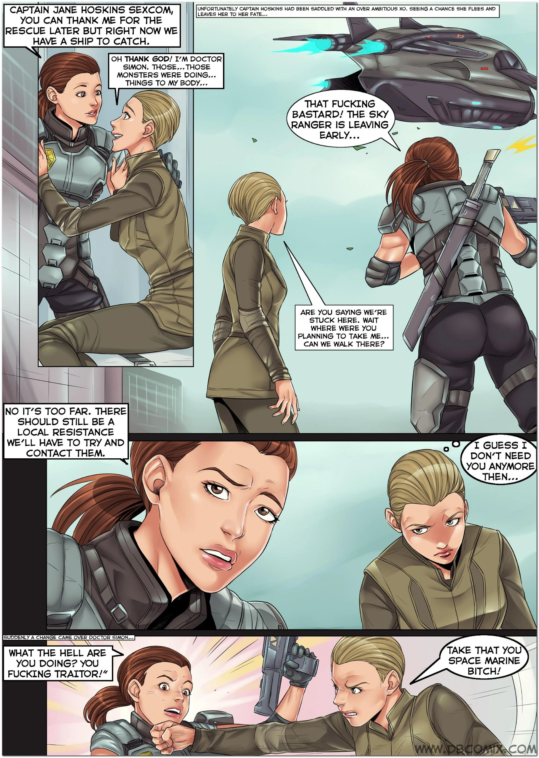 seXCOM - Terror from the deep porn comic picture 3