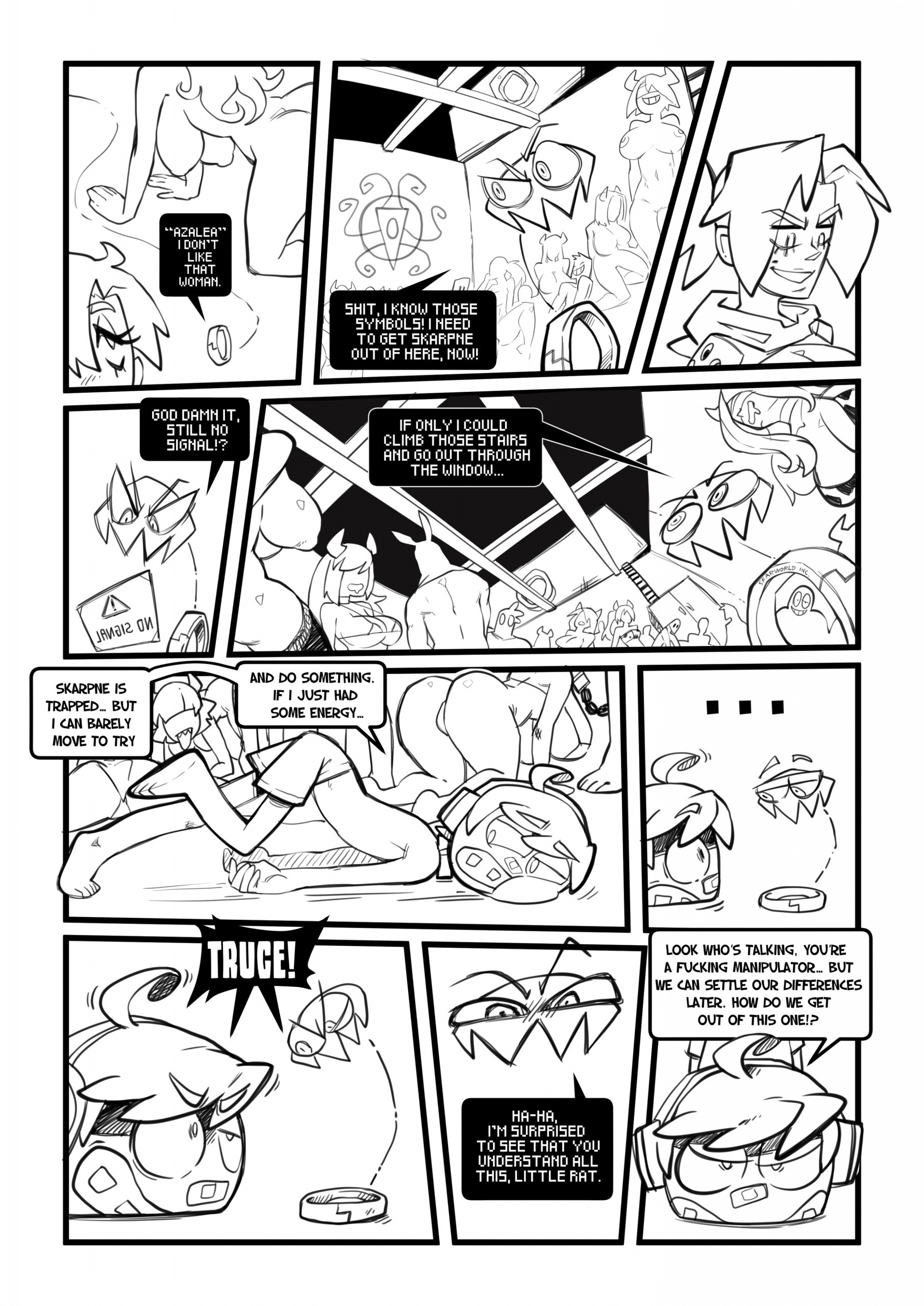 Skarpworld: Chapter 8 - Milk Crisis porn comic picture 18