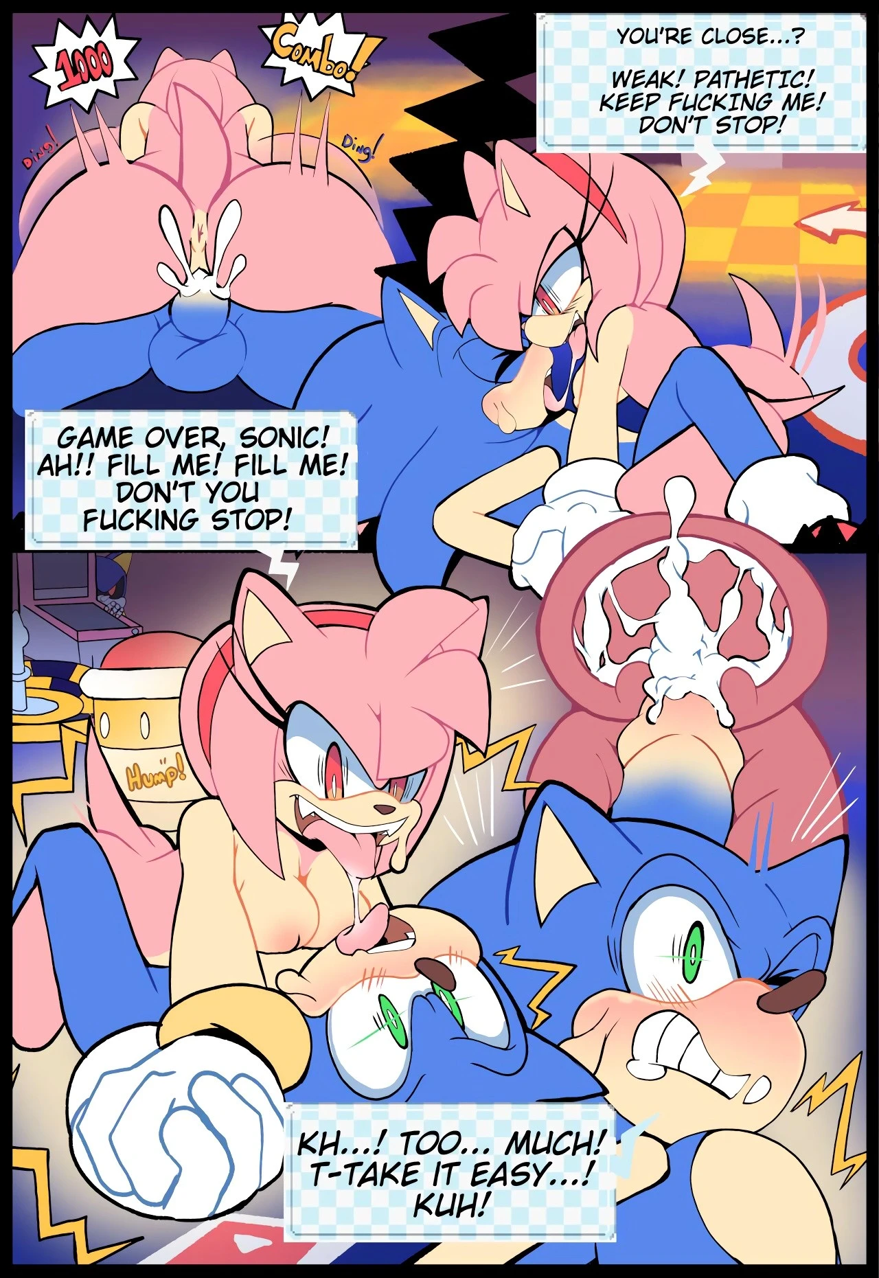Sonic Pinball'd porn comic picture 5