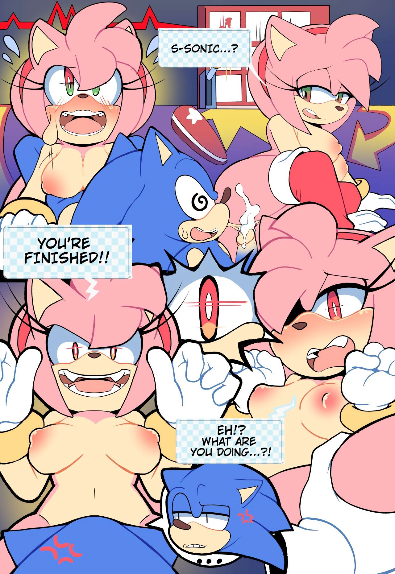 Sonic Pinball'd porn comic picture 6