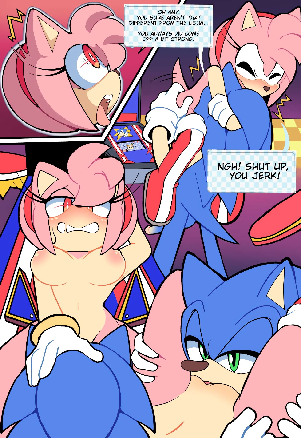 Sonic Pinball'd porn comic picture 7