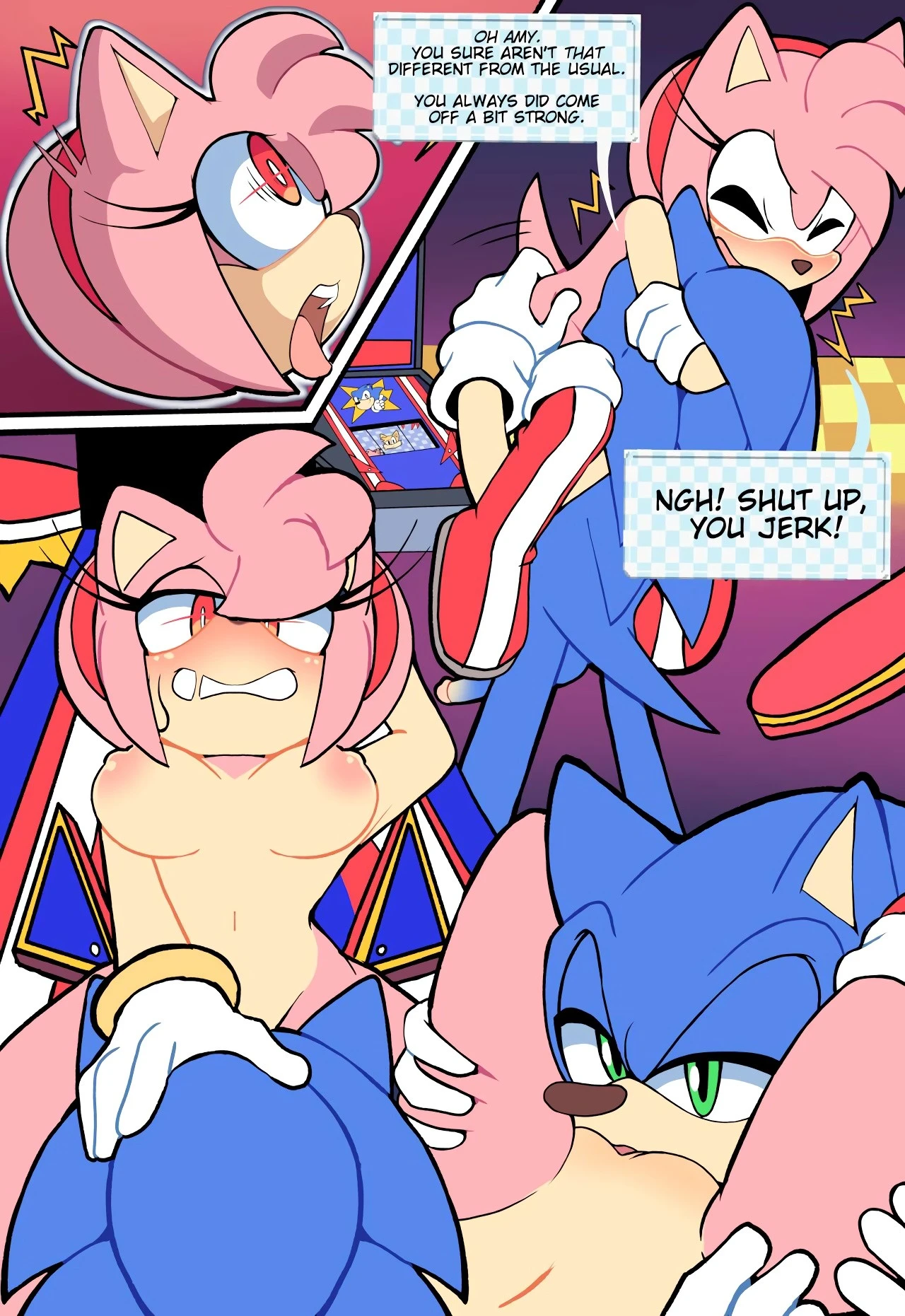 Sonic Pinball'd porn comic picture 7