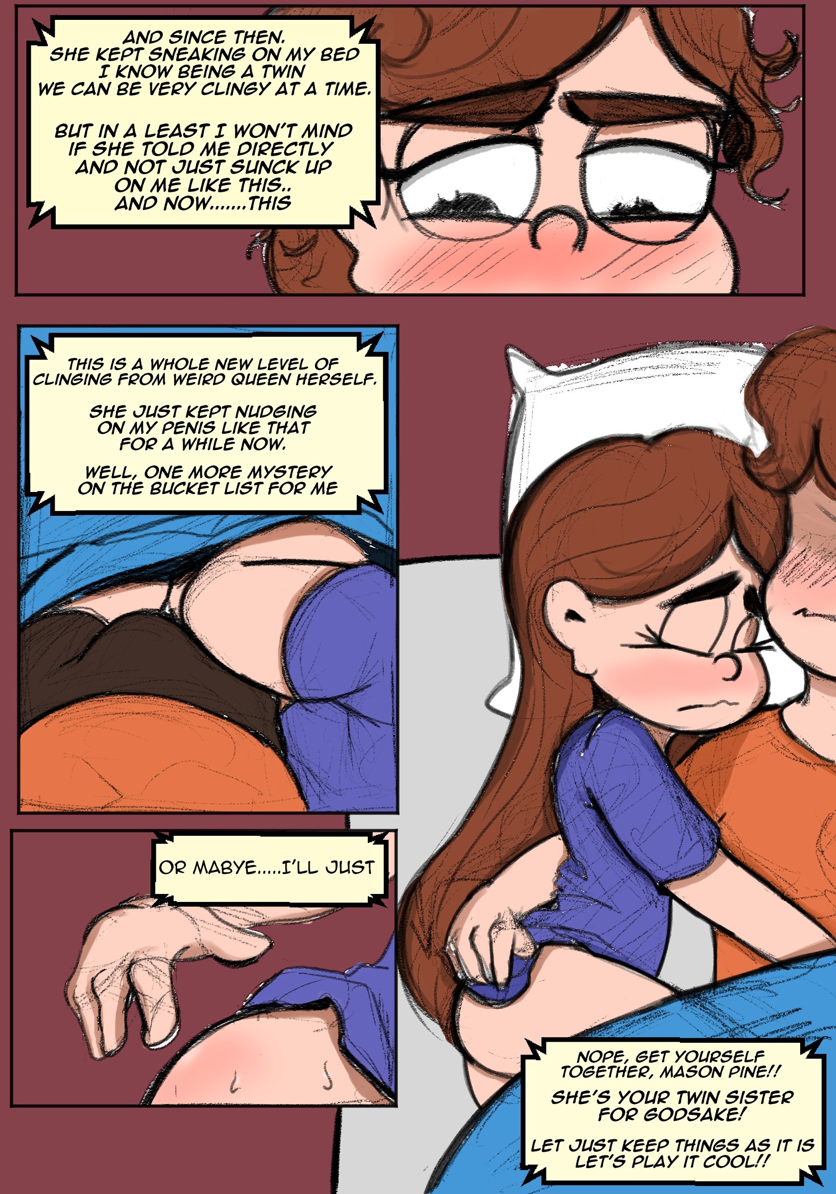 Super Twins: Dipper and Mabel porn comic picture 5