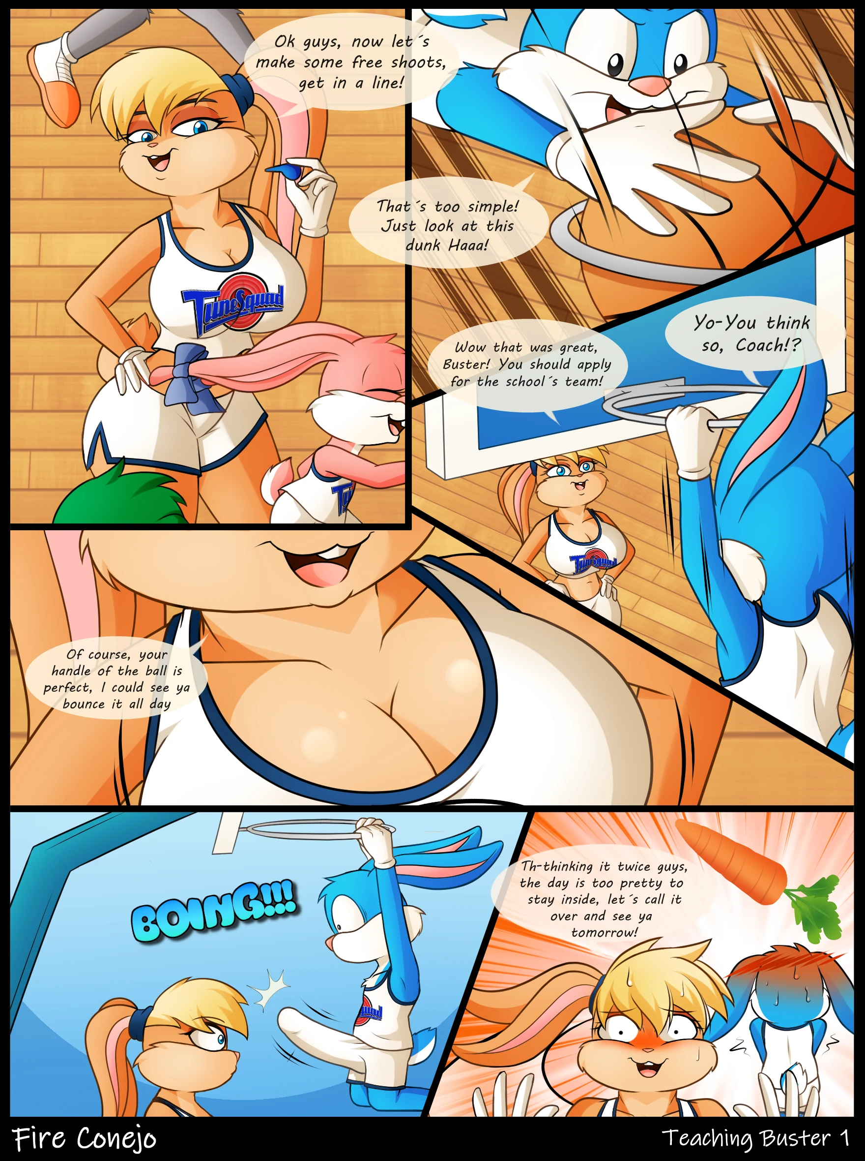 Teaching Buster porn comic picture 2