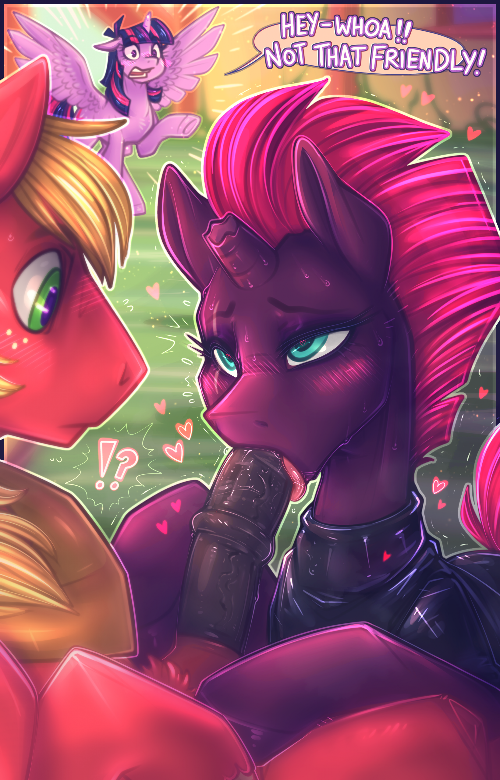 Tempest Shadow and Twilight Sparkle porn comic picture 2