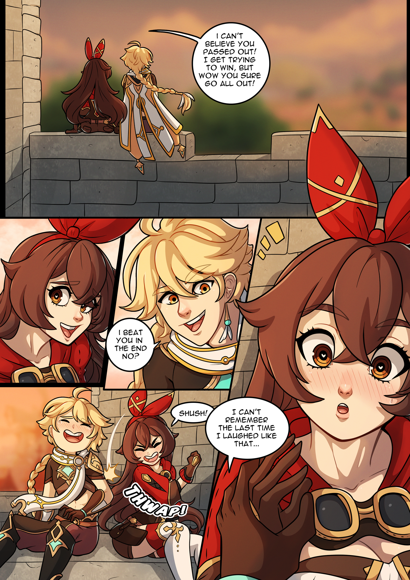 The Traveler's Guide to Teyvat's Heart - Amber porn comic picture 6