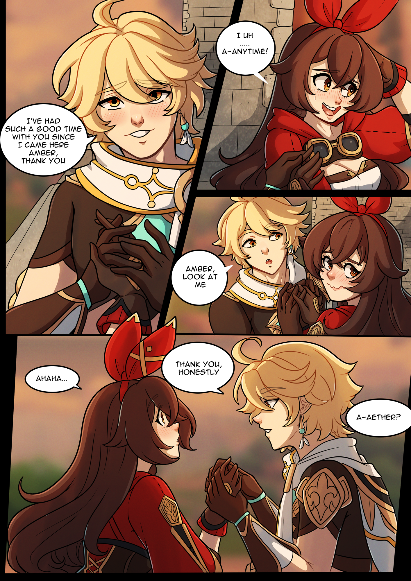 The Traveler's Guide to Teyvat's Heart - Amber porn comic picture 7