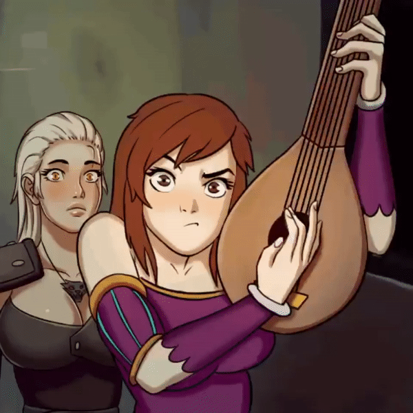 The Witcher and the horny bard porn comic picture 1