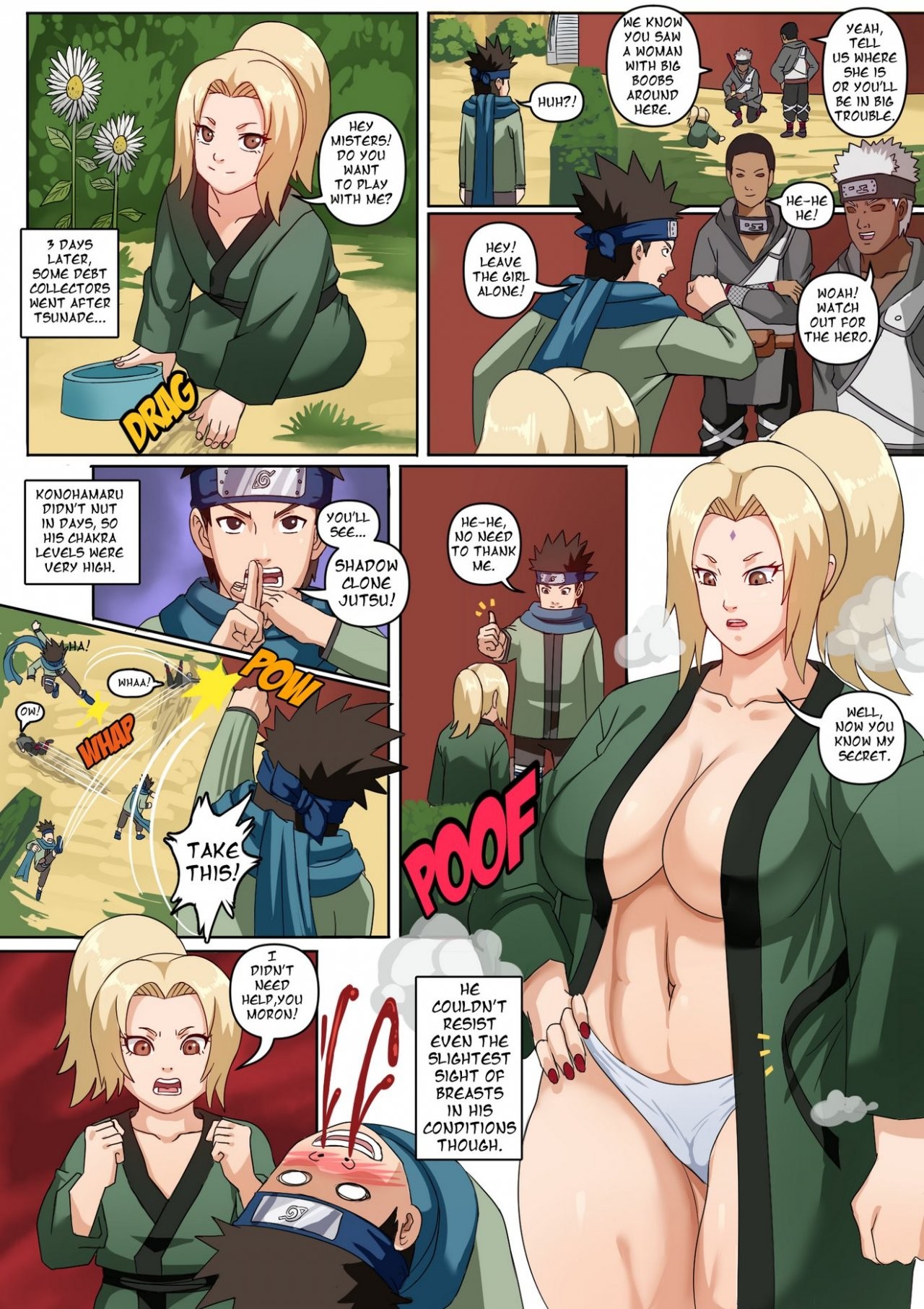 Tsunade's Special Training porn comic picture 4