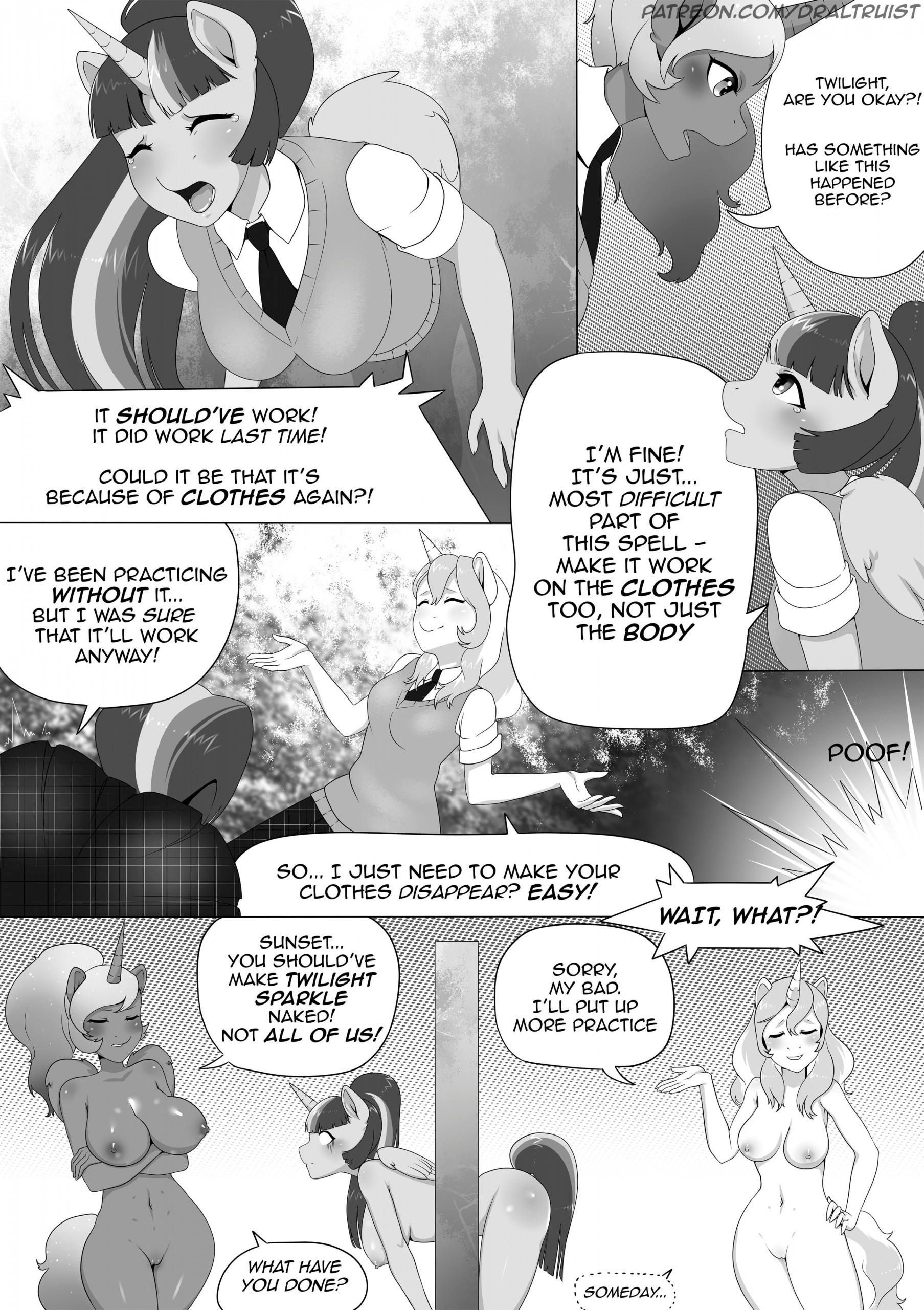 Twilight's New Spell porn comic picture 3