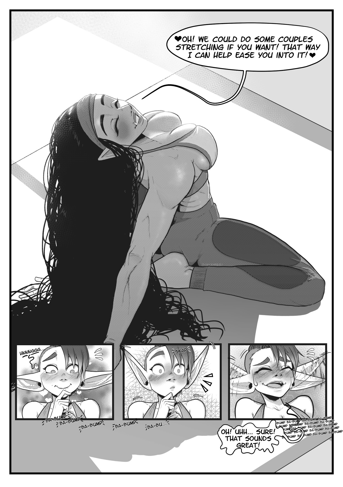 Yoga porn comic picture 5